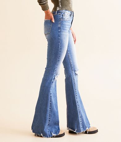 KanCan Signature High Rise Flare Stretch Jean full right side view