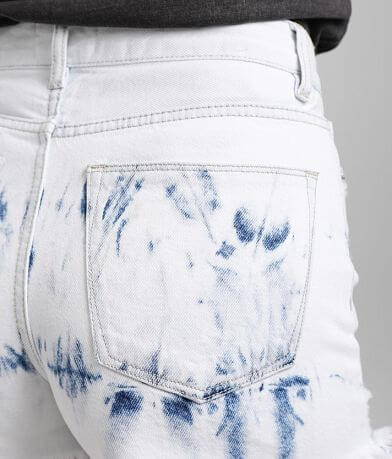 Gilded Intent High Waisted Bleach Washed Short BACK_POCKET