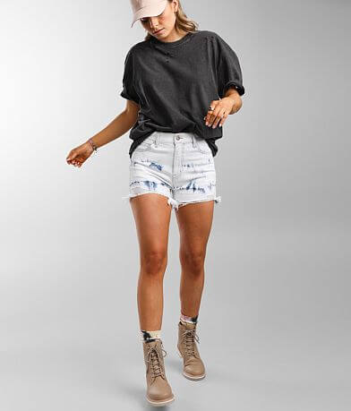 Gilded Intent High Waisted Bleach Washed Short MISC_DETAIL_2