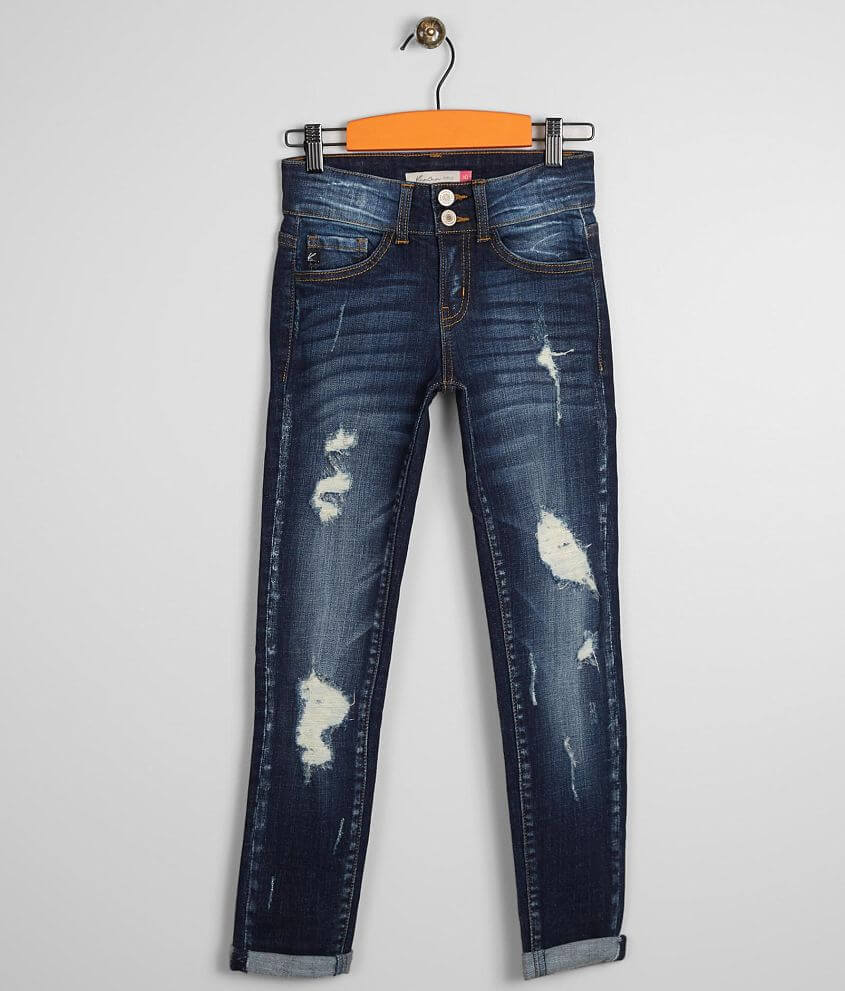 Girls - KanCan Skinny Stretch Cuffed Jean front view