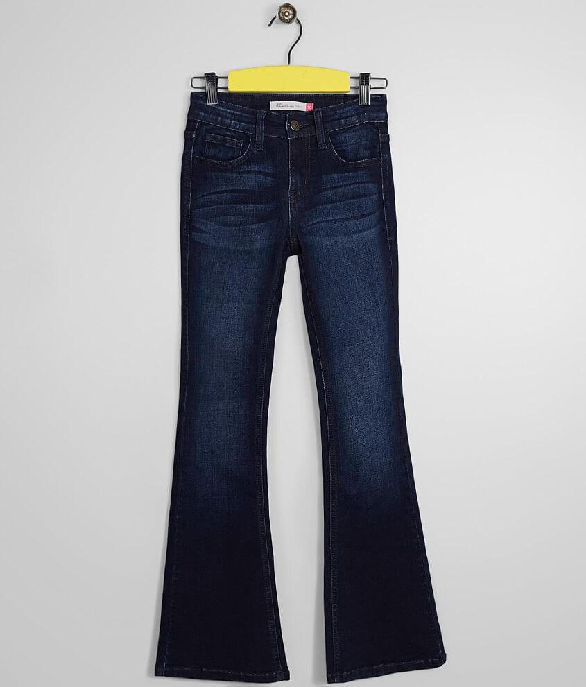 Girls - KanCan Slim Mid-Rise Flare Stretch Jean front view