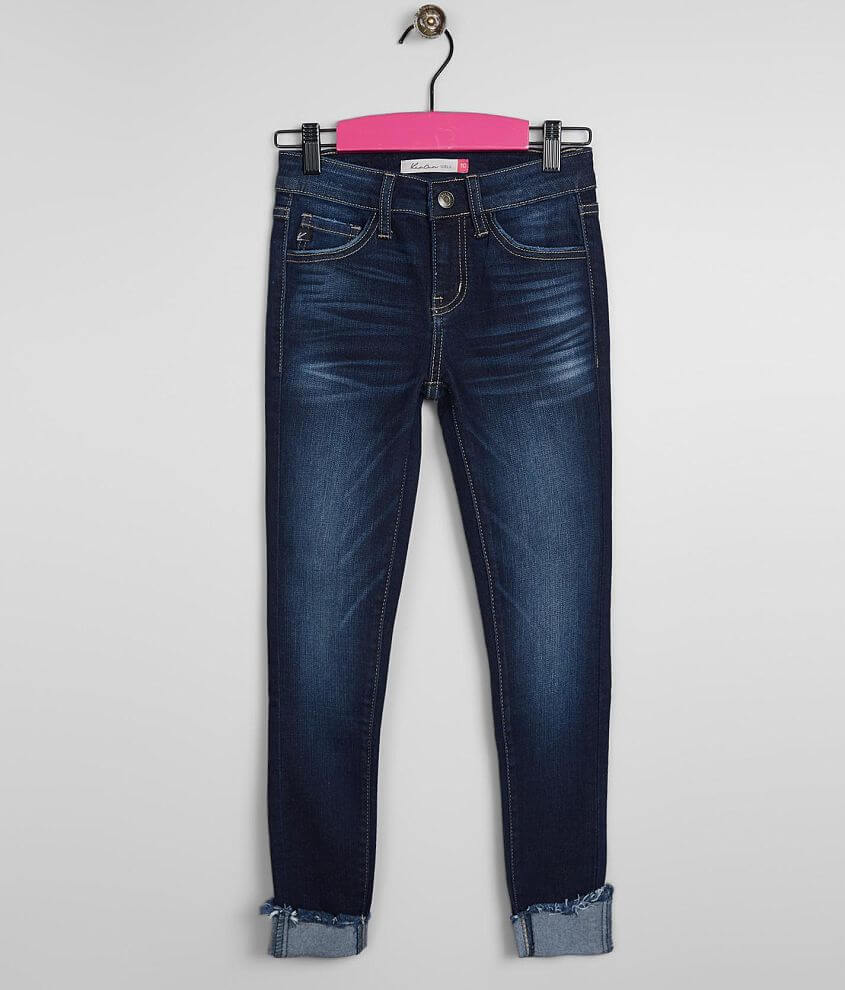 Girls - KanCan Slim Mid-Rise Ankle Cuffed Jean front view