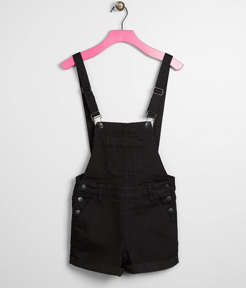 Girls - KanCan Signature Stretch Overall Shorts front view