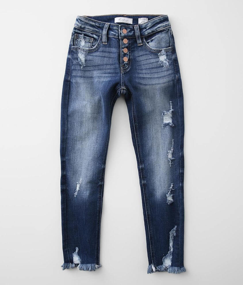 Girls- KanCan Signature Mid-Rise Ankle Skinny Jean front view