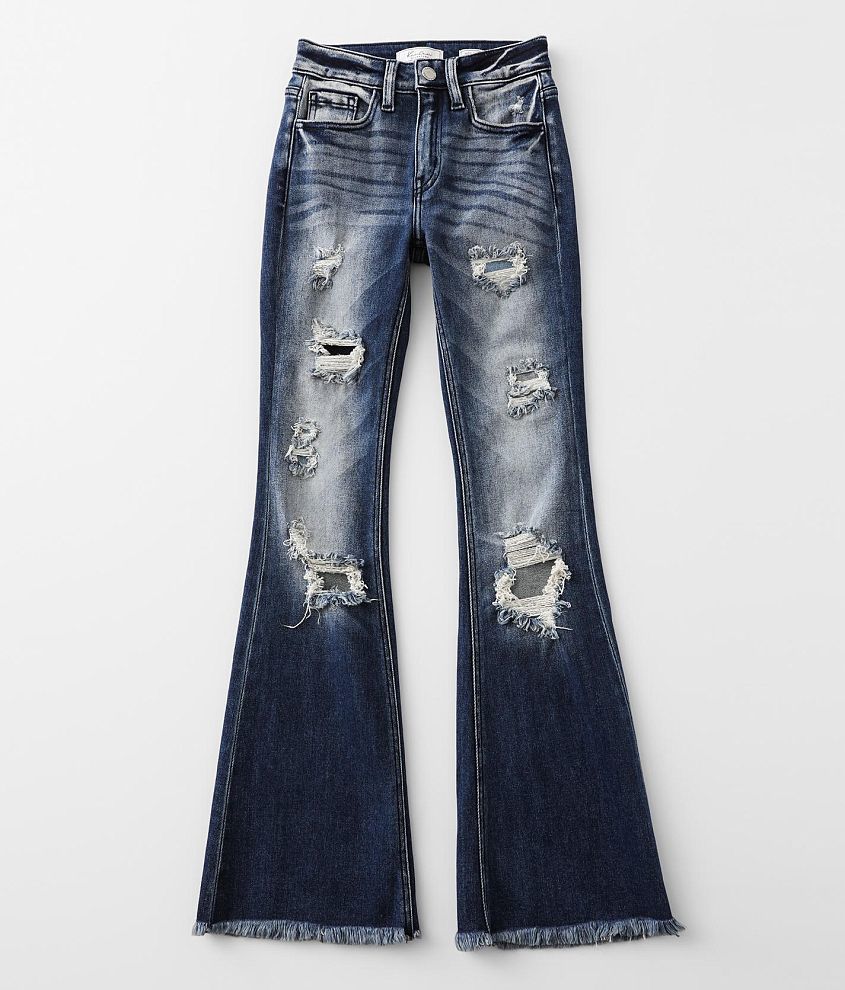 Girls - KanCan Signature Slim High Rise Flare Jean - Girl's Jeans in ...