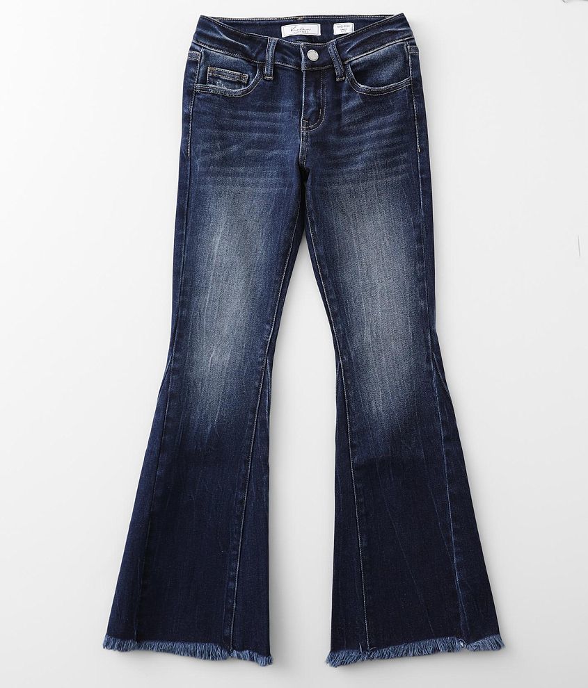 Girls - KanCan Signature Slim Mid-Rise Flare Jean front view