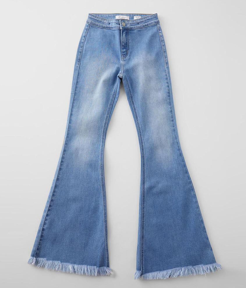 signature high rise super flare jean kancan