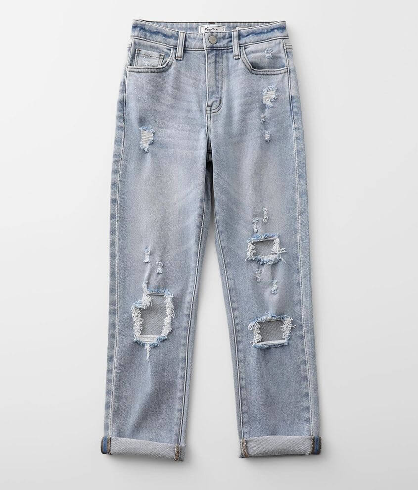 Girls - KanCan Signature Mom Jean front view