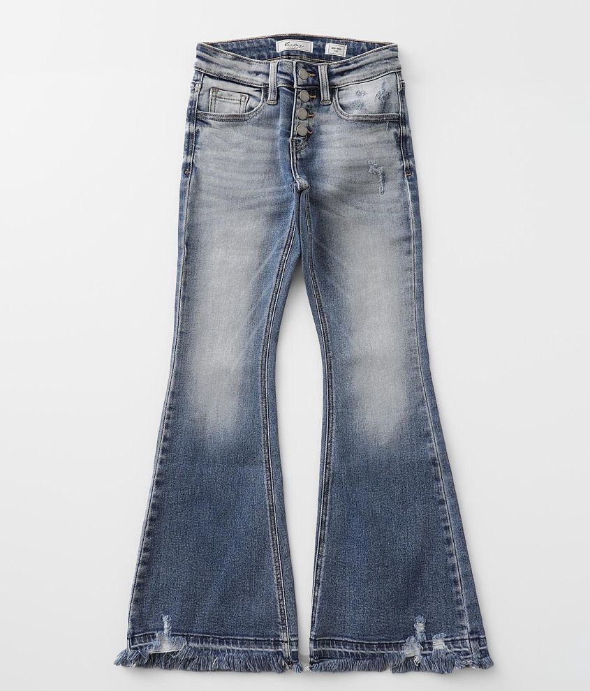 Girls - KanCan Signature Mid-Rise Flare Jean front view