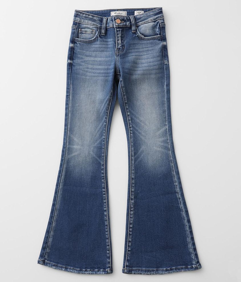 Girls - KanCan Signature Mid-Rise Flare Jean front view