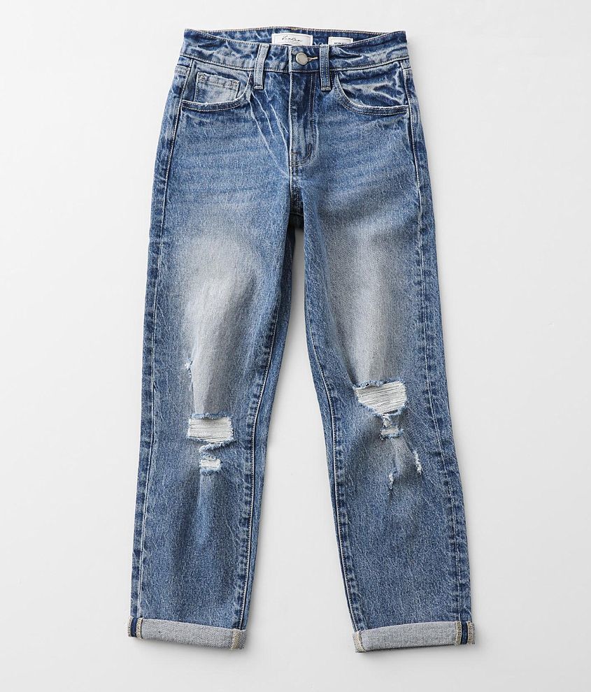 Girls - KanCan Signature Mom Jean front view