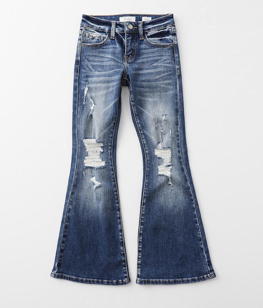 Buckle bell hot sale bottom jeans