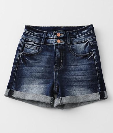 KanCan Signature Girls - High Rise Stretch Short front view