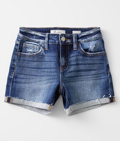 KanCan Signature Girls - Mid-Rise Stretch Short front view