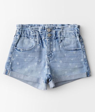 KanCan Signature Girls - High Rise Mom Stretch Short front view