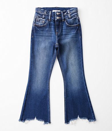 Girls Crop Top with Flared Denim Trouser, Blue at Rs 649.5/piece in  Gurugram