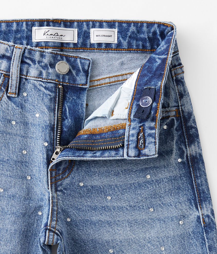 Girls - Rhinestone 90's Straight Jean
