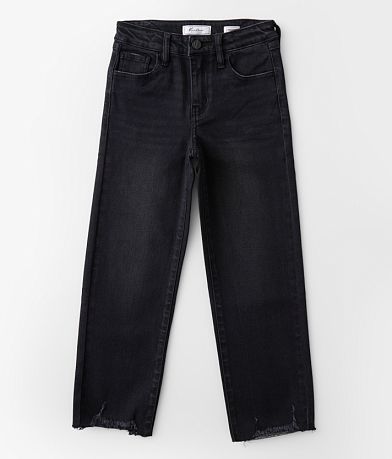 KanCan Signature Girls - High Rise Cropped Straight Jean front view