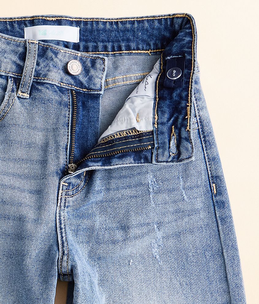 Girls - High Rise Wide Leg Stretch Jean