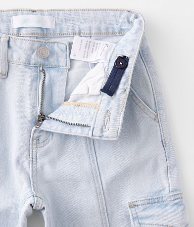 KanCan Girls - High Rise Cargo Flare Stretch Jean misc detail 1 view