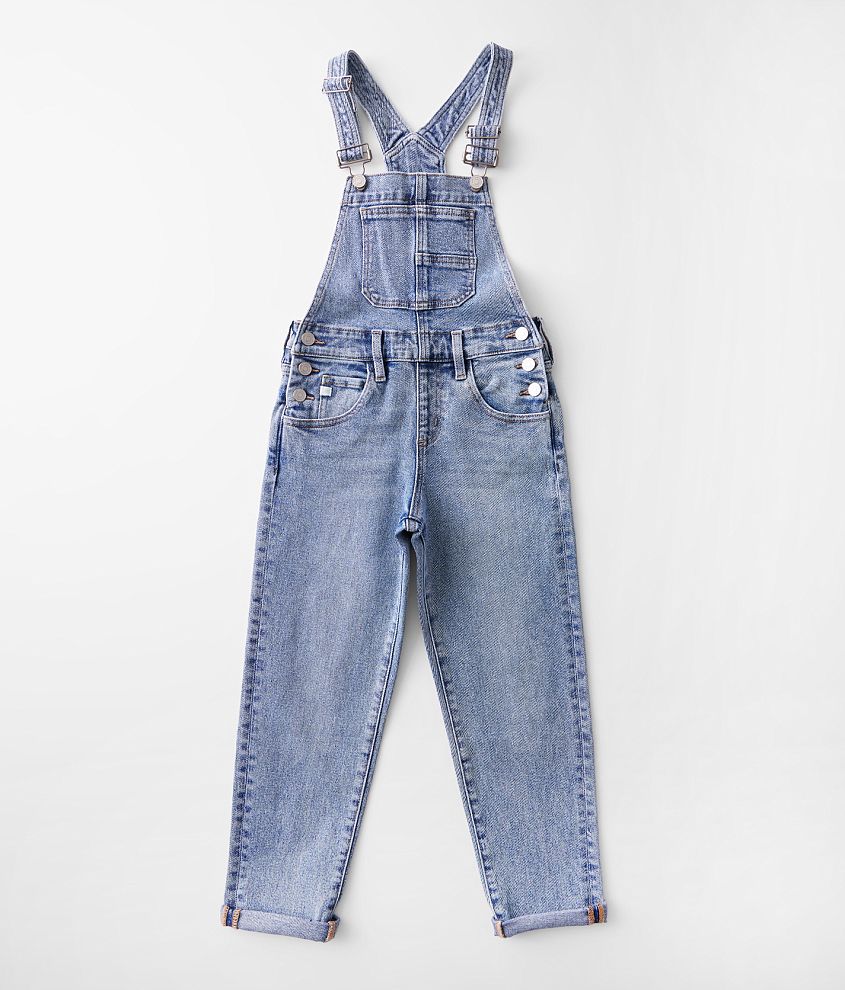 Girls - KanCan Denim Overalls front view