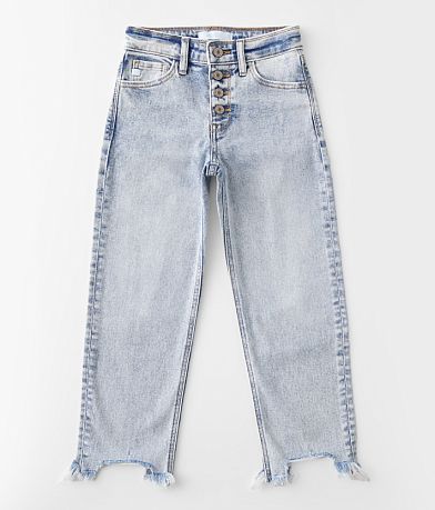 KanCan Girls - High Rise Cropped Straight Jean front view