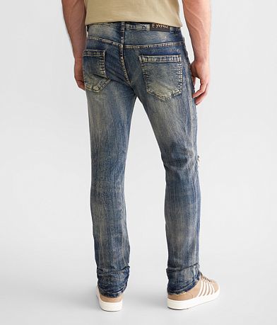 FWRD Denim Rugged Plaid Stretch Jean BACK