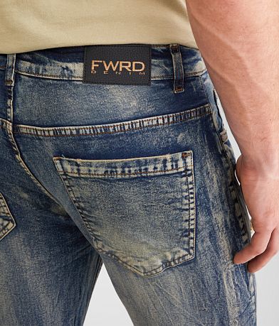 FWRD Denim Rugged Plaid Stretch Jean BACK_POCKET