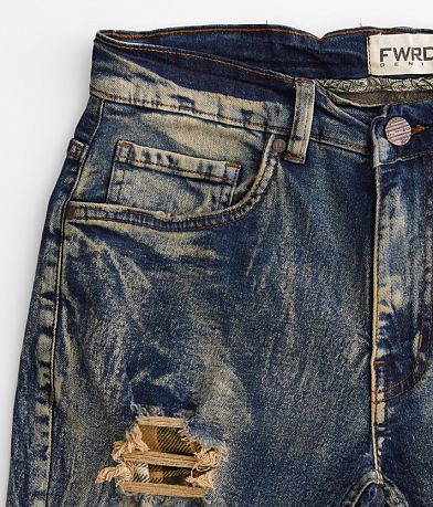 FWRD Denim Rugged Plaid Stretch Jean MISC_DETAIL_1