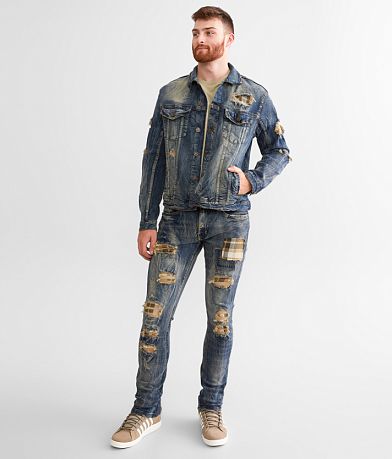 FWRD Denim Rugged Plaid Stretch Jean MISC_DETAIL_2