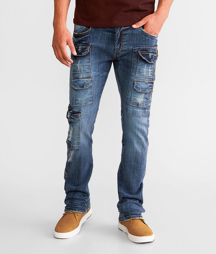 FWRD Denim Trooper True Stacked Stretch Jean - Men's Jeans in Indigo ...