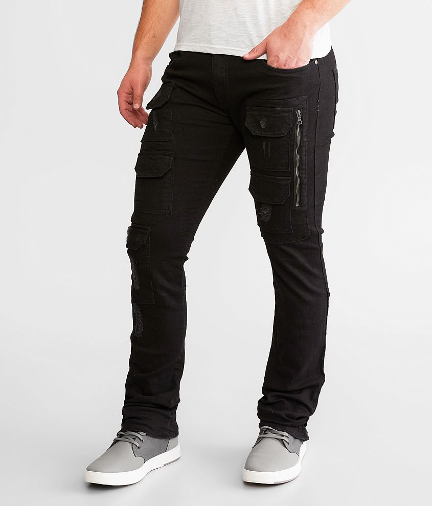 FWRD Denim Trooper True Stacked Stretch Jean - Men's Jeans in Black ...