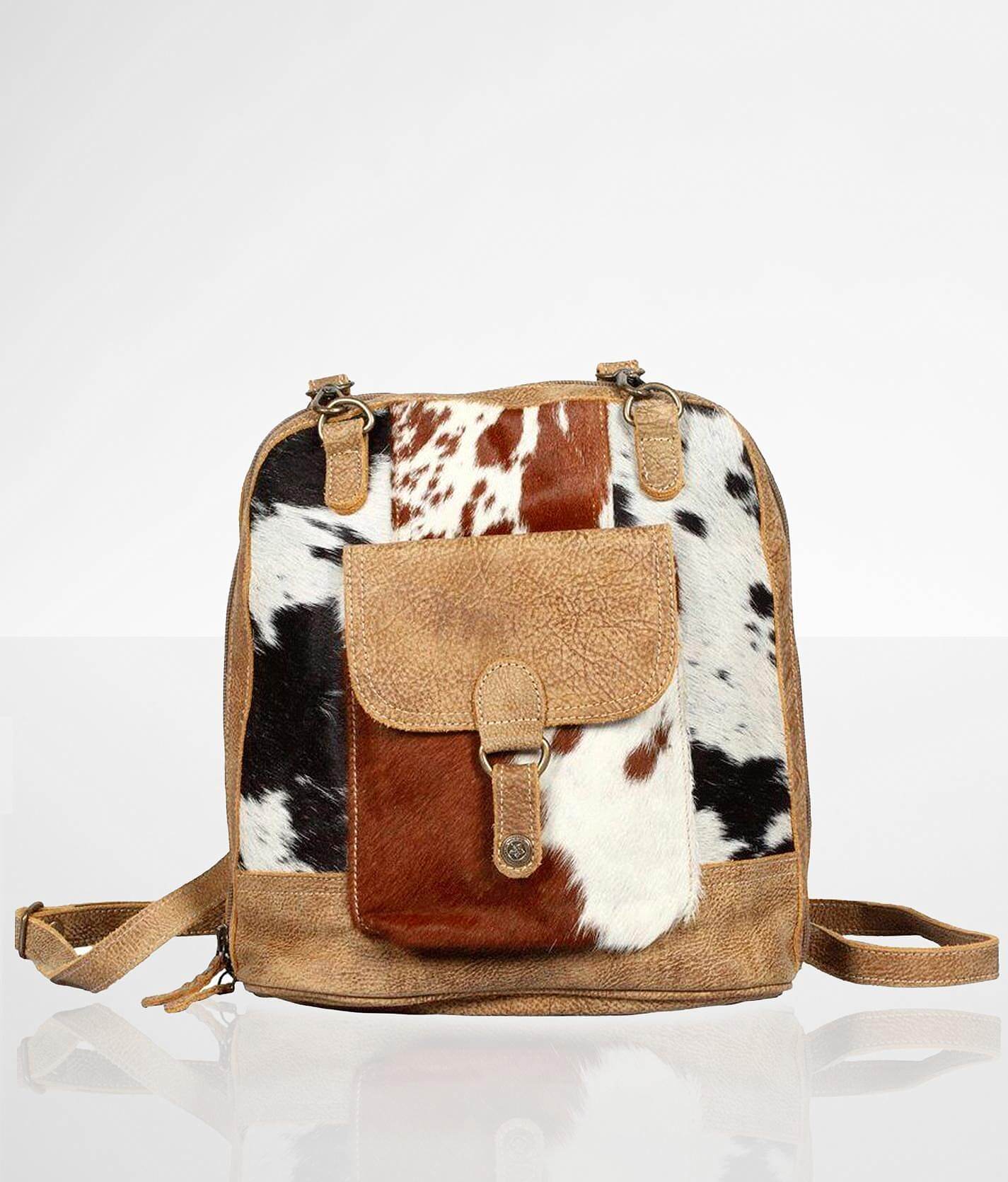 myra cowhide backpack