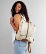 Myra Bag Silvery Touch Cowhide Leather Backpack - Women display picture 3