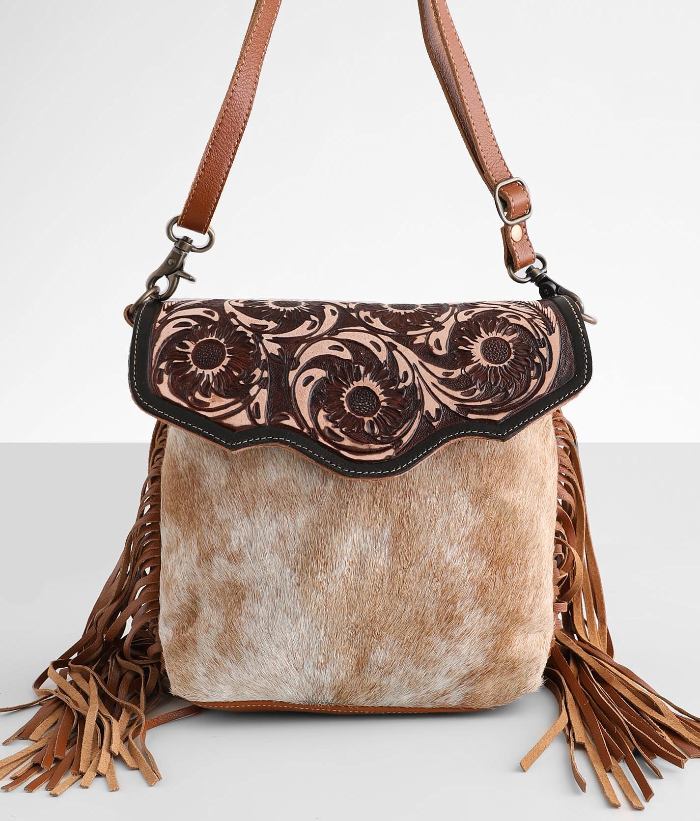 Myra Bag Women's Panda Era Wallet In Cream - Fur Leather With Multiple Card Slots