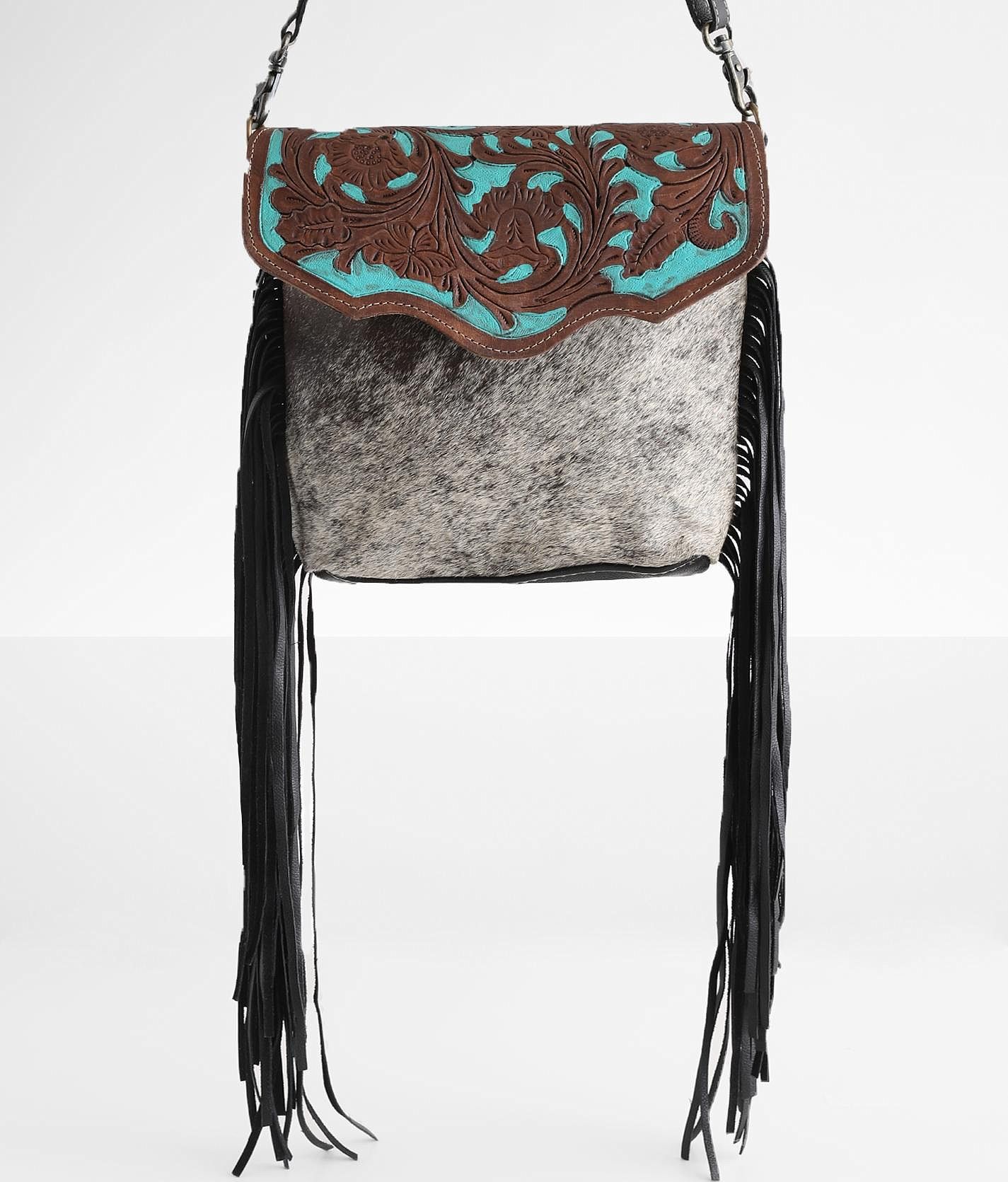 Myra Cowhide Tooled Leather Backpack Purse with Turquoise Accent NWT Amazon.com: Myra Bag Women main image 3