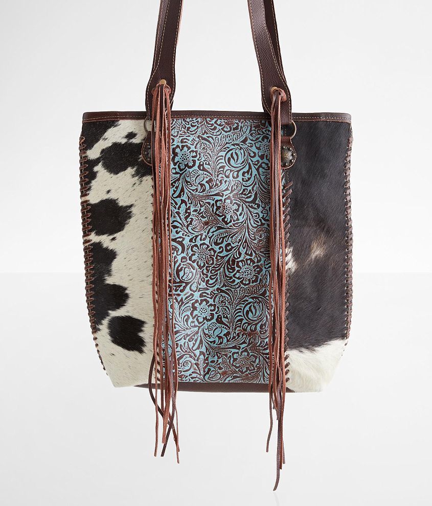 Real Cowhide Purse Handbag Fringe Bags Hair On Leather Fringe Bags