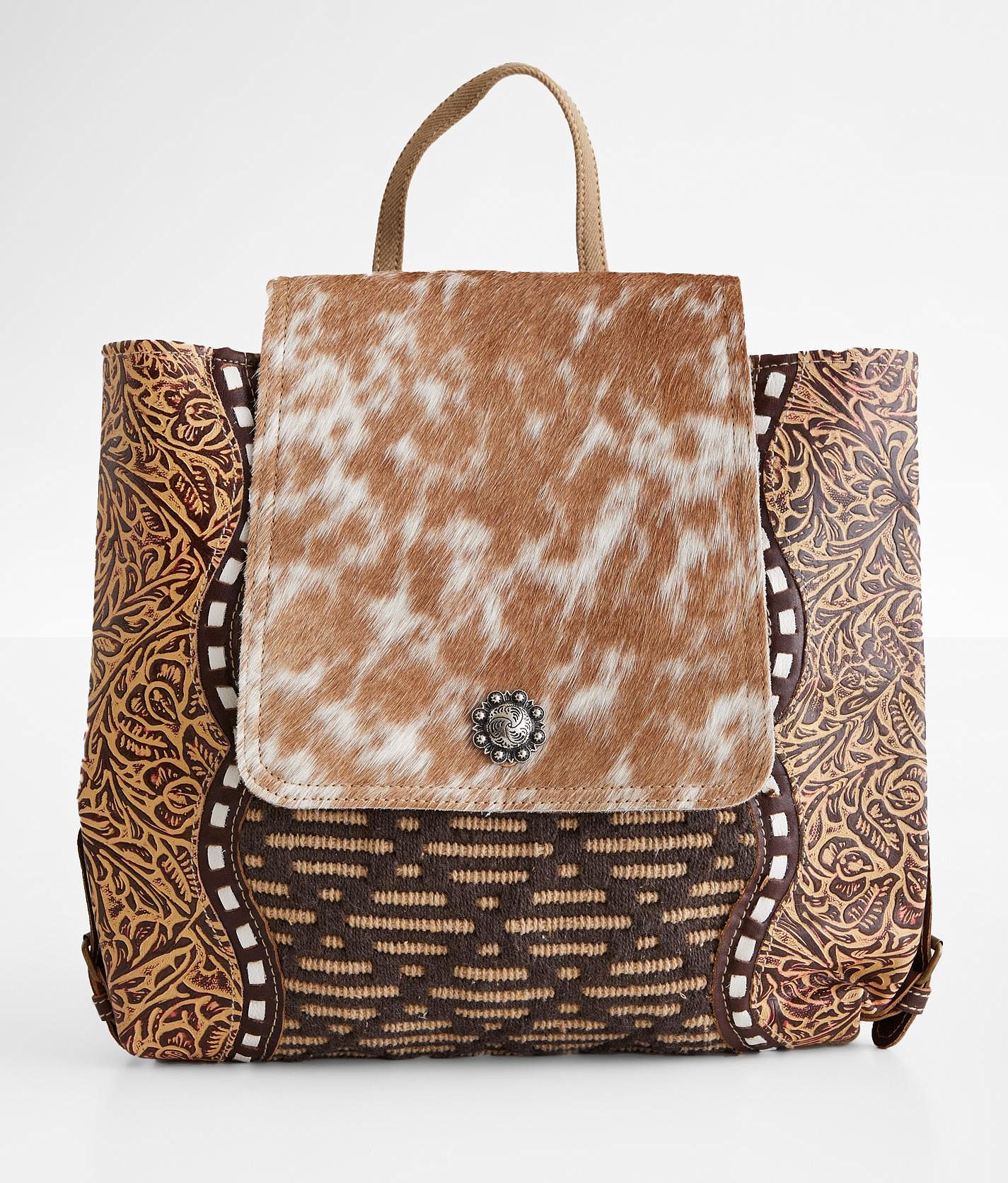 NWT Myra Bag Embossed Leather Chic Backpack S-2854 a109ae3f4f1729811cbcb44523e95e  main image 2