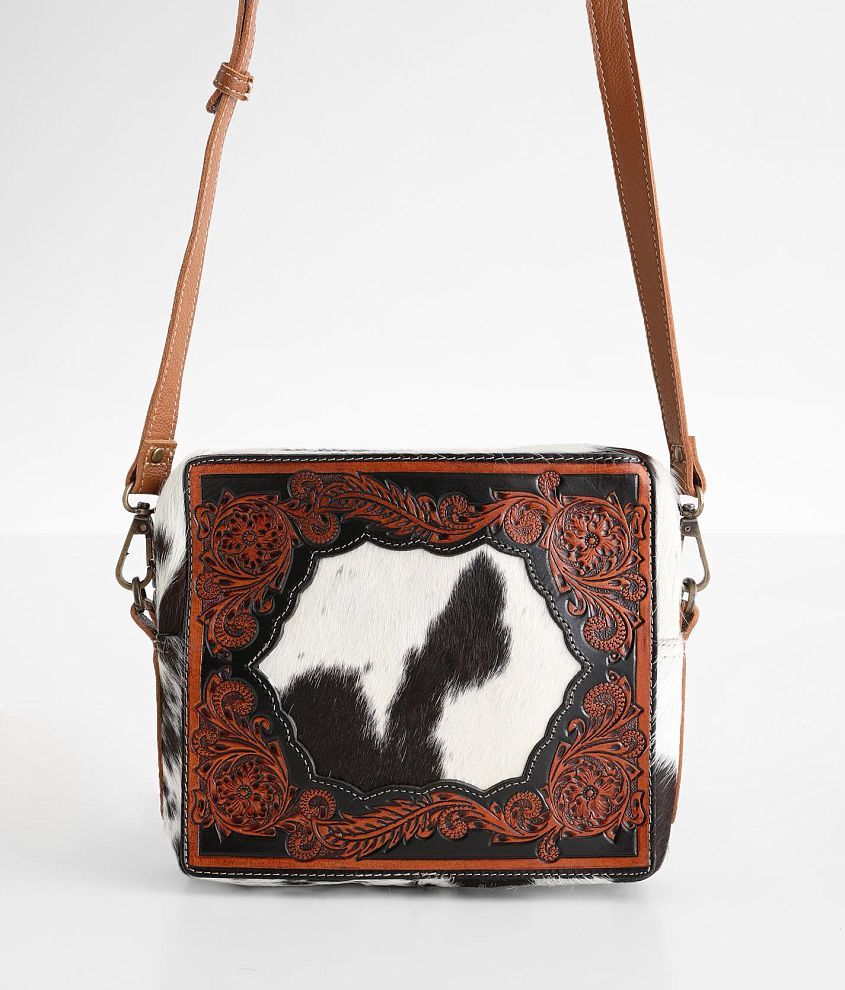 Myra Bag Rayna Tooled Leather Purse front view