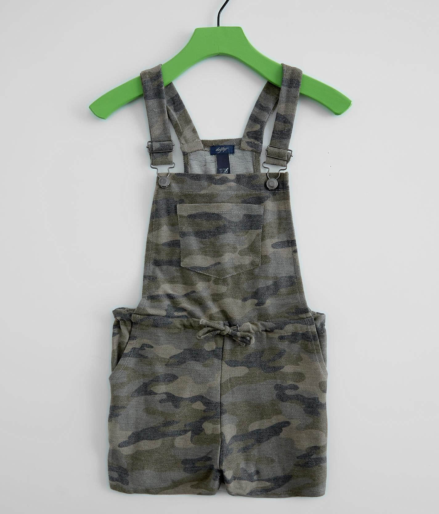 girls camo overalls