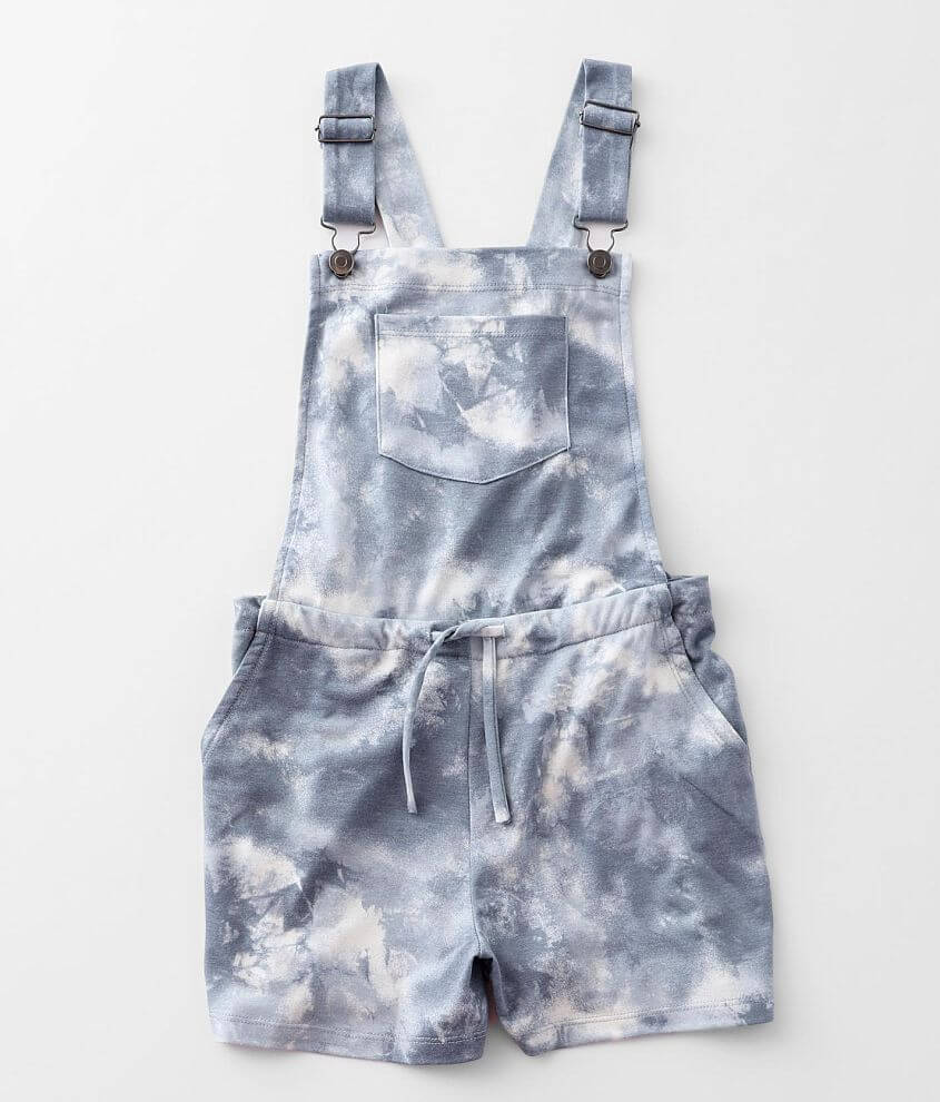 Girls - Daytrip Tie-Dye Overall Short front view