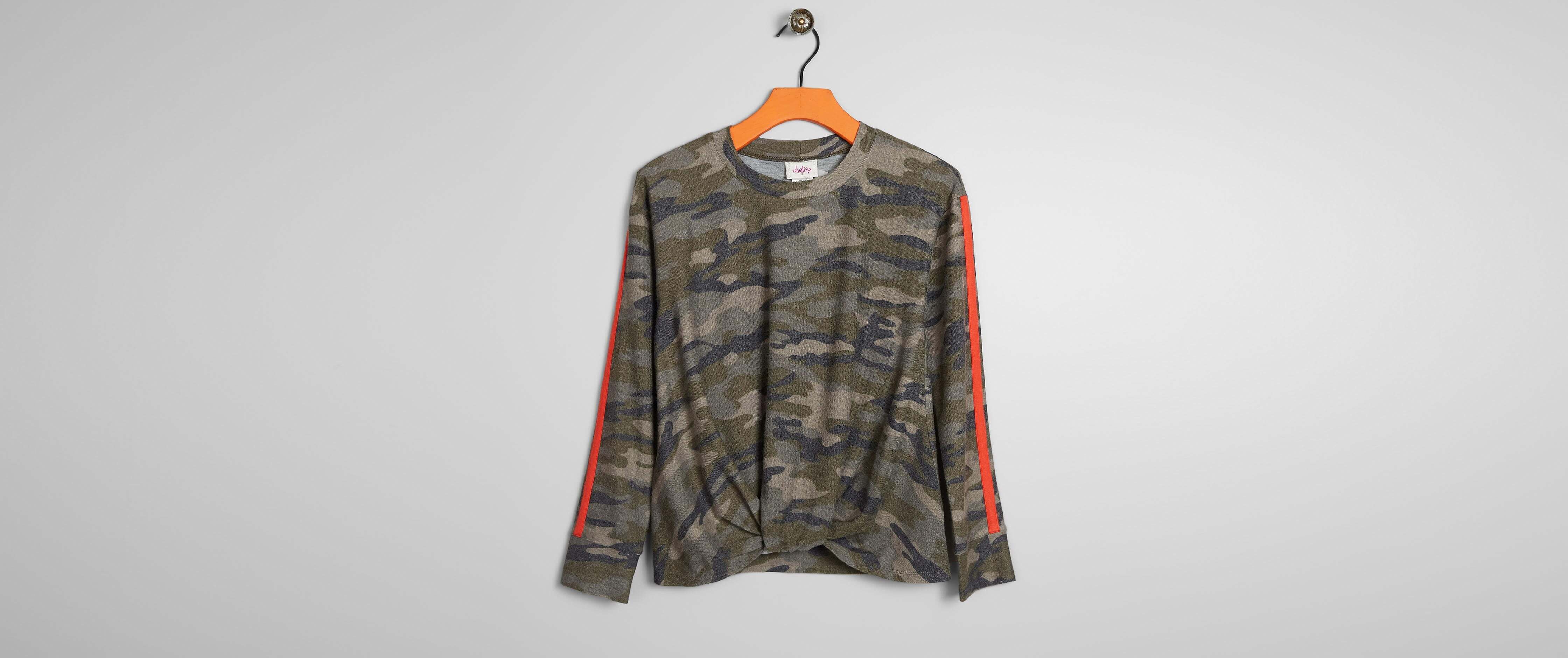 camo sweatshirt girls