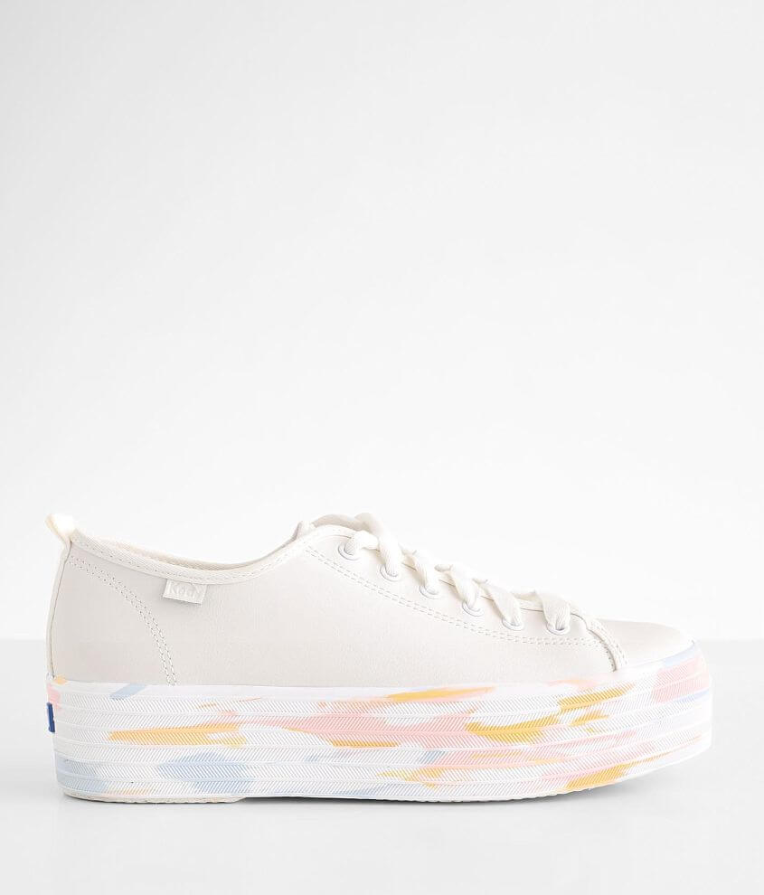 Keds&#174; Triple Up Leather Platform Sneaker front view