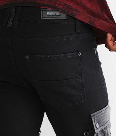 PREME Chain Skinny Stretch Jean back pocket view