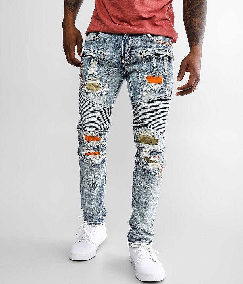 PREME Moto Skinny Stretch Jean front view