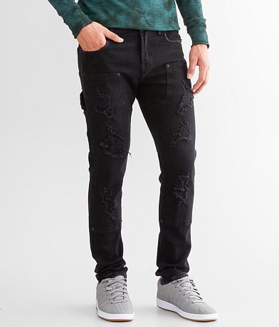PREME Pieced Skinny Stretch Jean front view
