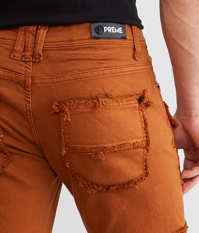 PREME Stacked Stretch Jean back pocket view
