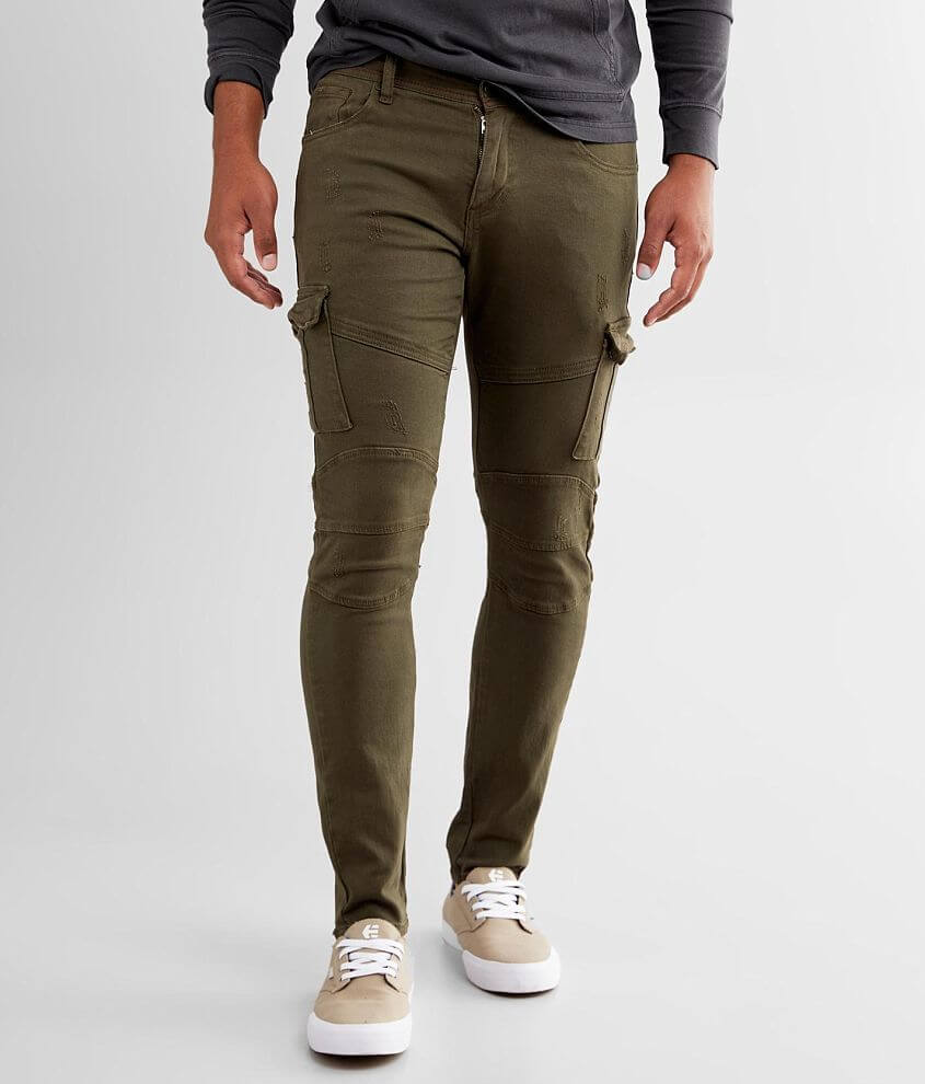 PREME Twill Cargo Skinny Stretch Pant front view