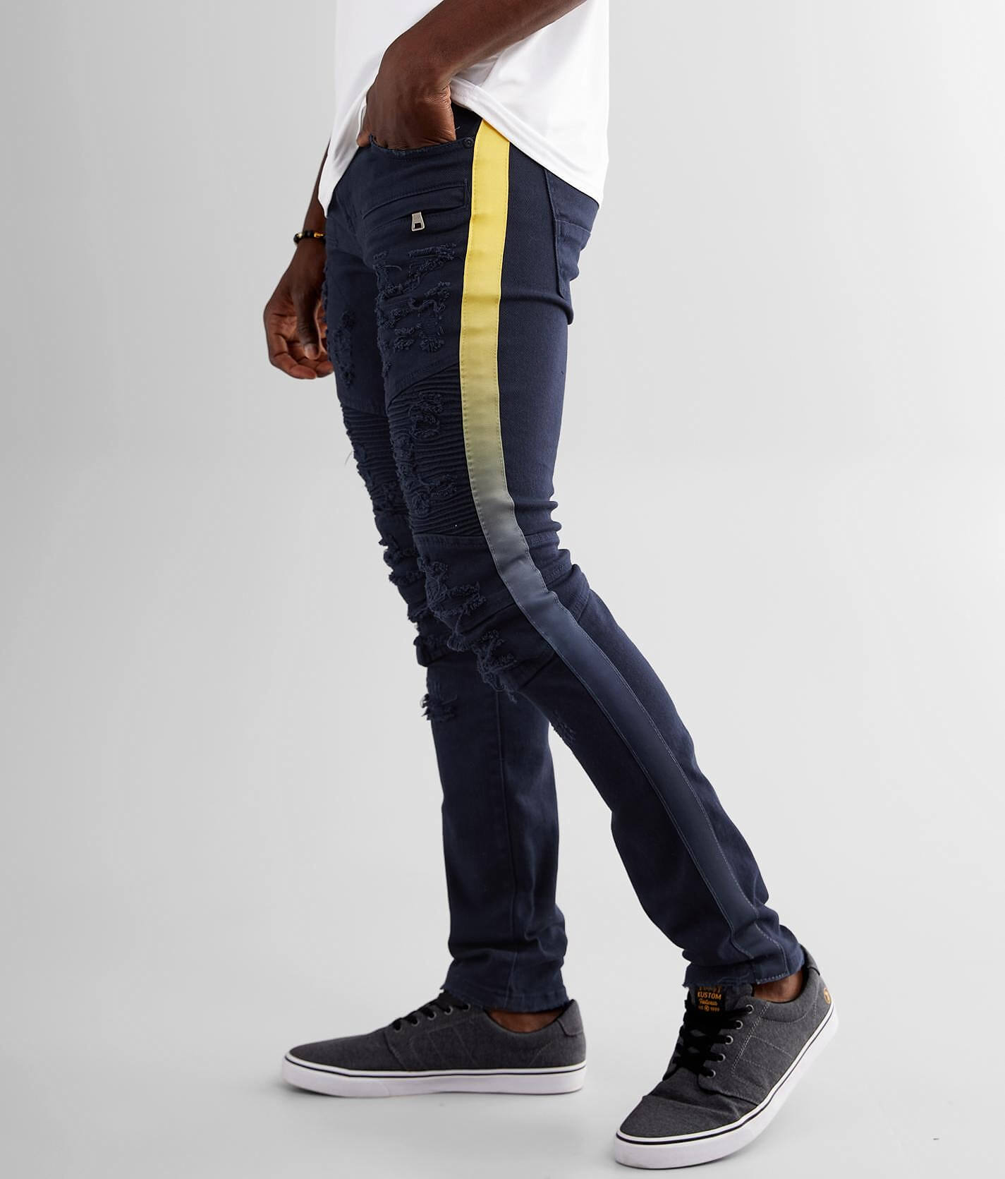 navy jeans mens