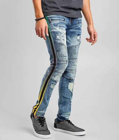 Preme Jeans-Purple/Clear Crystal Stripe-Black-pr-wb-460 – Todays